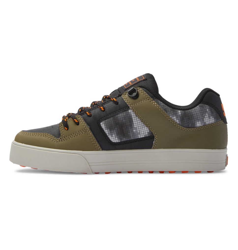 DC Pureized Skate Topanky Panske Čierne Olivovo Zelená | DC Shoes Slovensko 10NFYRUHI