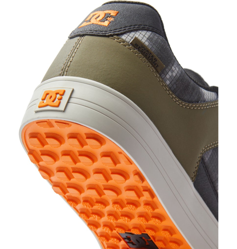 DC Pureized Skate Topanky Panske Čierne Olivovo Zelená | DC Shoes Slovensko 10NFYRUHI