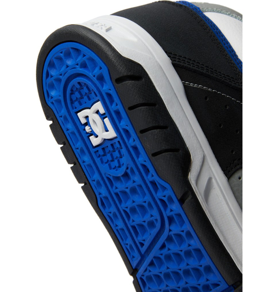 DC Stag Tenisky Panske Biele Siva Modre | DC Shoes Slovensko 17QAOKYZH