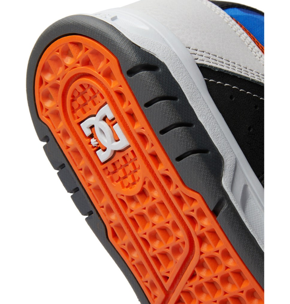 DC Stag Tenisky Panske Biele Čierne Oranžové | DC Shoes Slovensko 03NWBOLQR