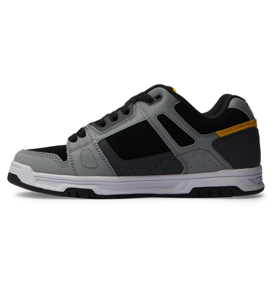 DC Stag Tenisky Panske Siva Žlté | DC Shoes Slovensko 07TROLVFA