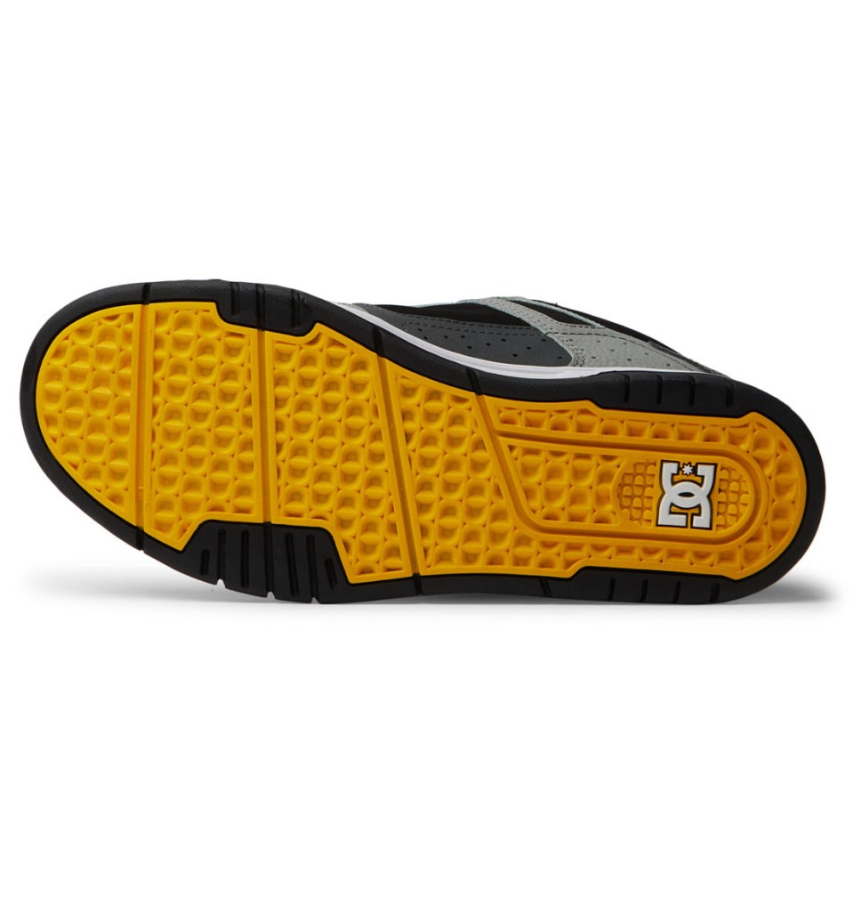 DC Stag Tenisky Panske Siva Žlté | DC Shoes Slovensko 07TROLVFA