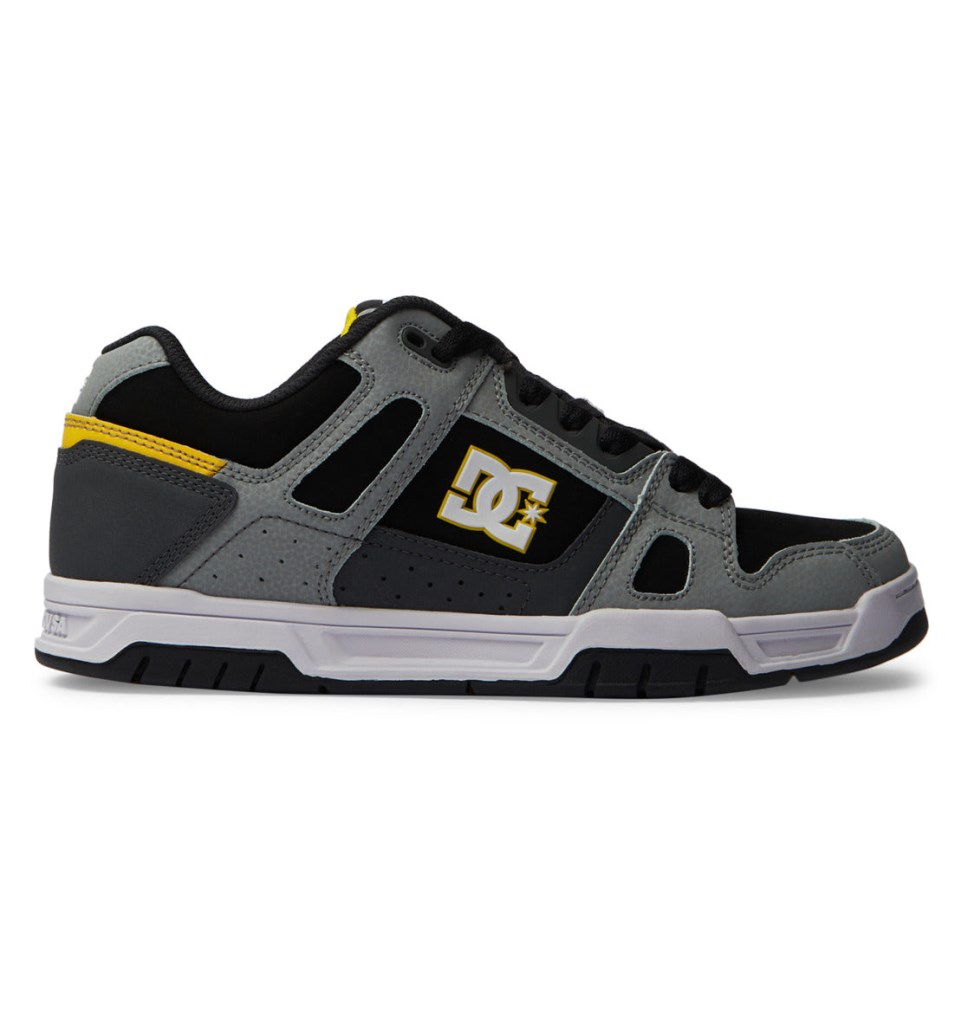DC Stag Tenisky Panske Siva Žlté | DC Shoes Slovensko 07TROLVFA