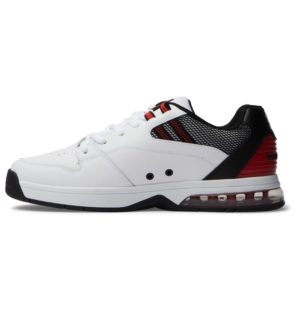 DC Versatile Tenisky Panske Biele Čierne Červené | DC Shoes Slovensko 70ZALIYDR