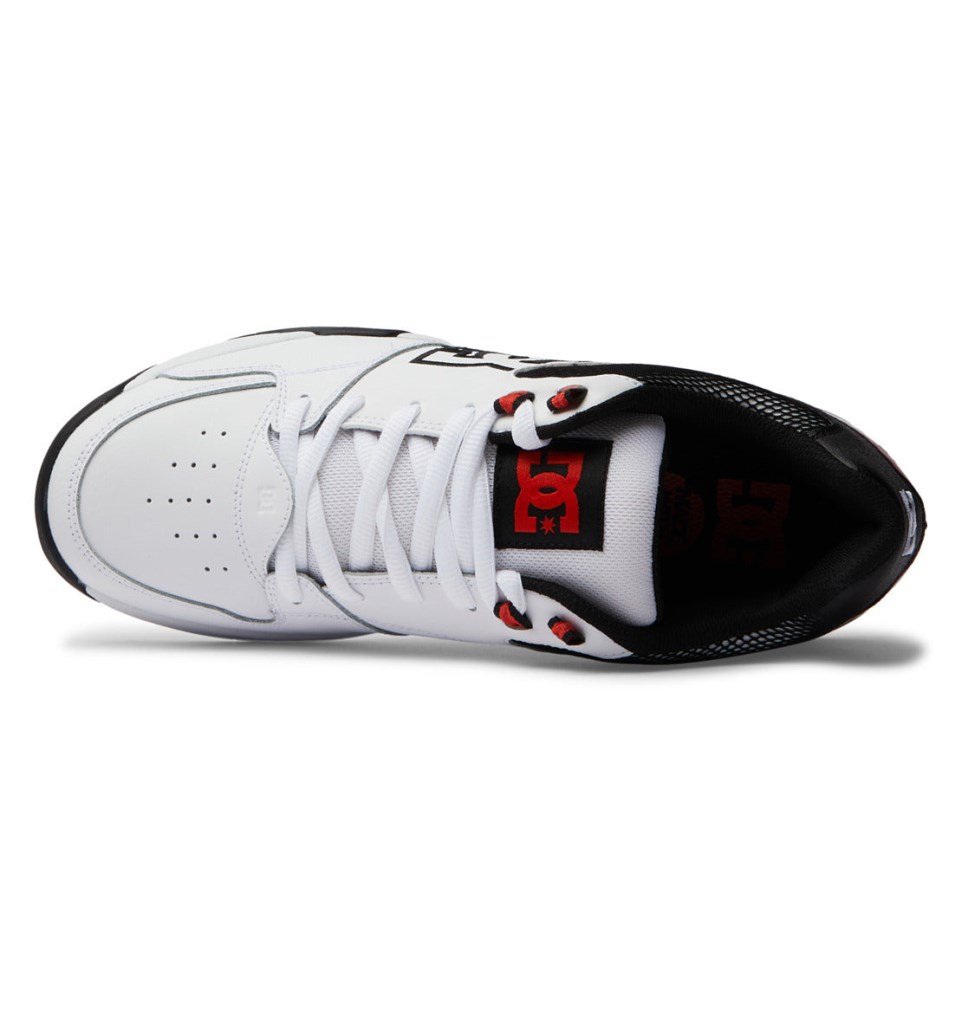 DC Versatile Tenisky Panske Biele Čierne Červené | DC Shoes Slovensko 70ZALIYDR