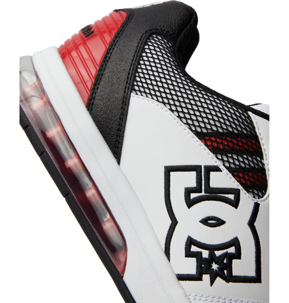DC Versatile Tenisky Panske Biele Čierne Červené | DC Shoes Slovensko 70ZALIYDR