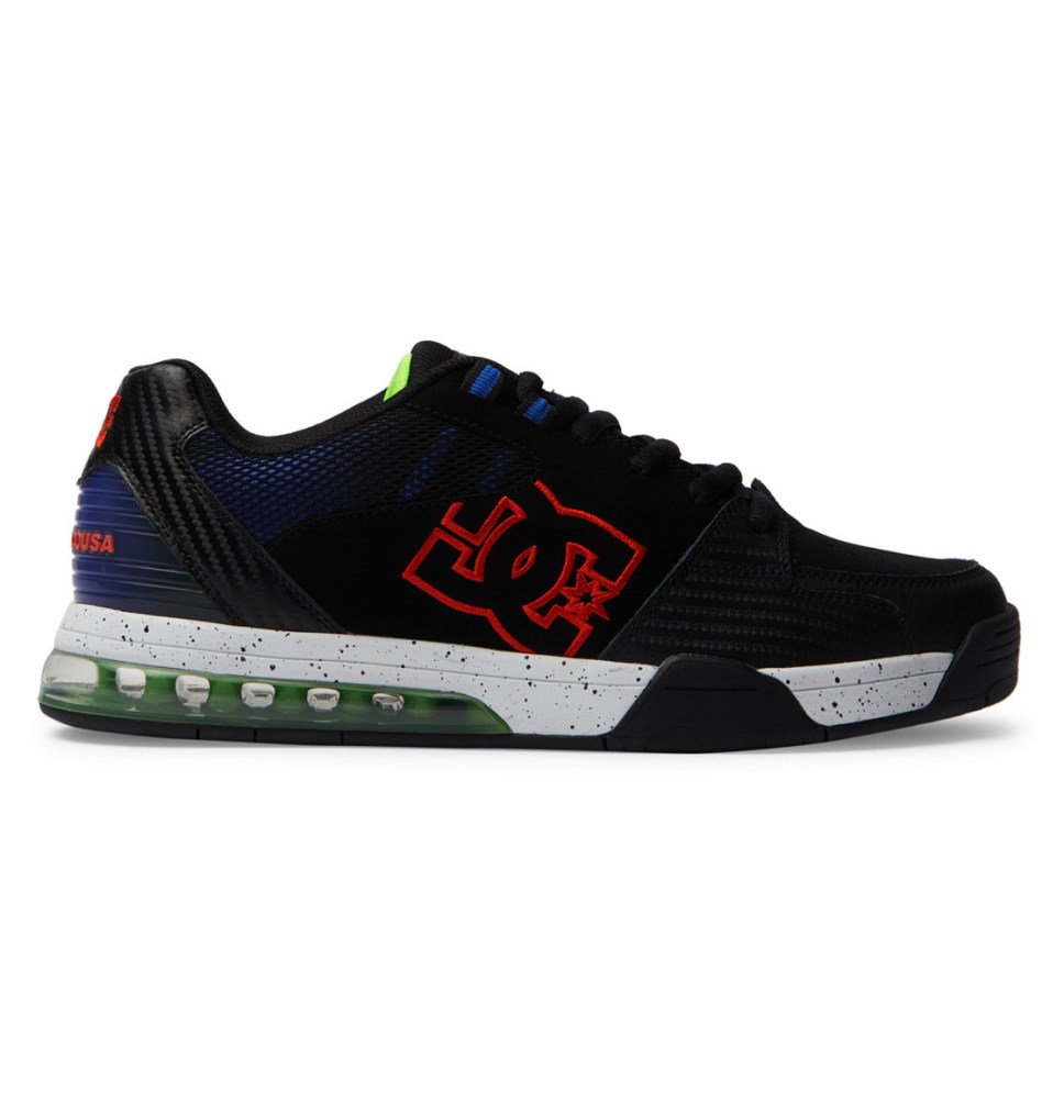 DC Versatile Tenisky Panske Čierne Červené Modre | DC Shoes Slovensko 98BDYILTN