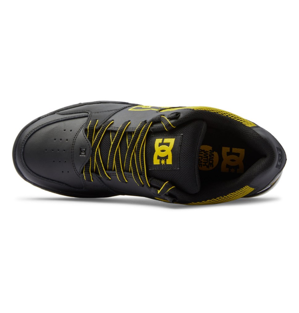 DC Versatile Tenisky Panske Čierne Žlté | DC Shoes Slovensko 43FUGHSRQ